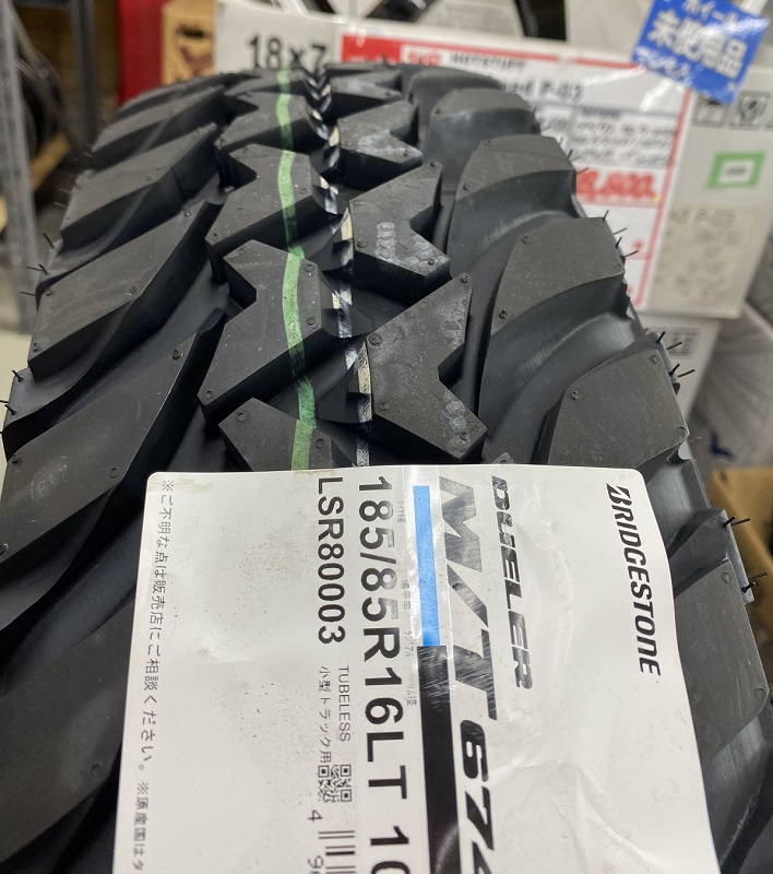 パーツショップ マンモス / 【新品】BRIDGESTONE デューラーM/T674 185